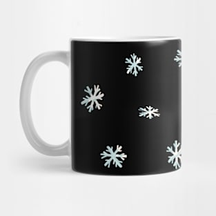 snow flakes on New York Mug